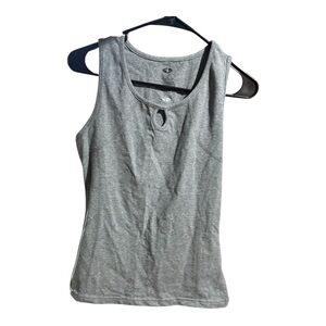 Athletic Works Gray Tank Top with Scoop Neckline size medium.